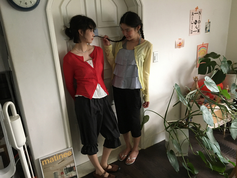 Neige frill harem pants (2color)