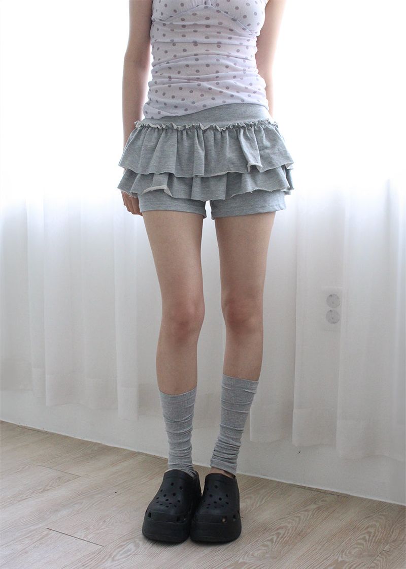FRILL SKIRT SHORTS