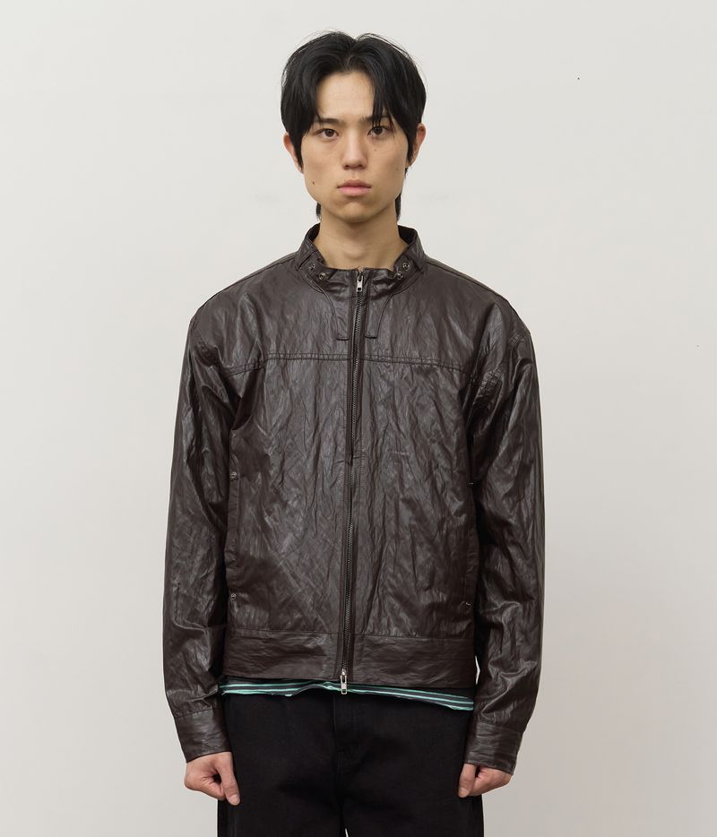 HIFIFNK（ハイファイファンク）の「Sun Metalic Biker Jacket（Jackets/Outerwear）」