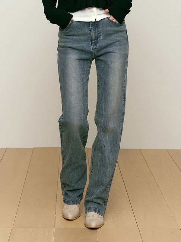 KIRSH（キルシー）の「CHERRY SPAN SLIM-FIT DENIM PANTS [BLUE]（Pants）」