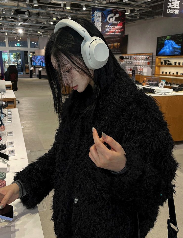 Bambi Fluffy Fur Jacket