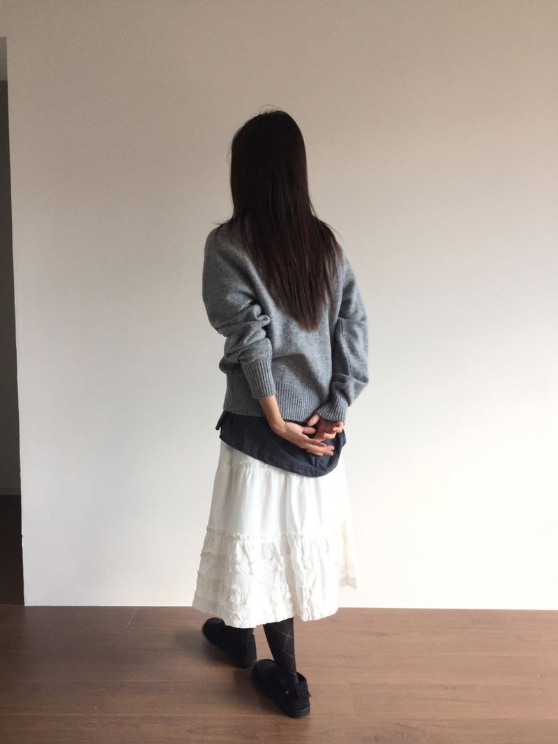 Yacht Frill Tiered Skirt (1color)