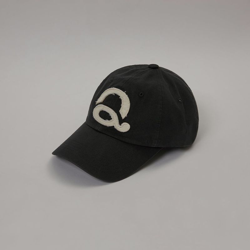 Washed Logo Ball Cap (Charcoal/White)