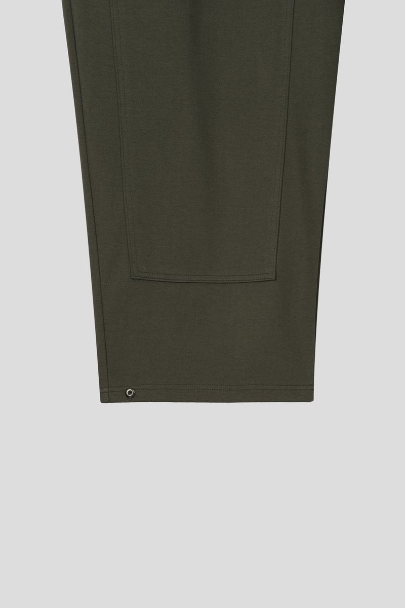 WET DOUBLE KNEE RIVET SWEAT PANTS