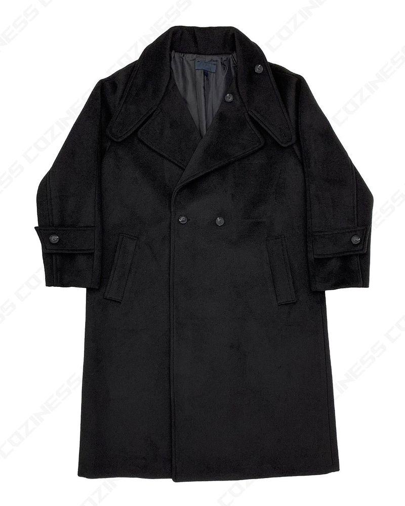 SI High-Neck Long Coat (2 colors)