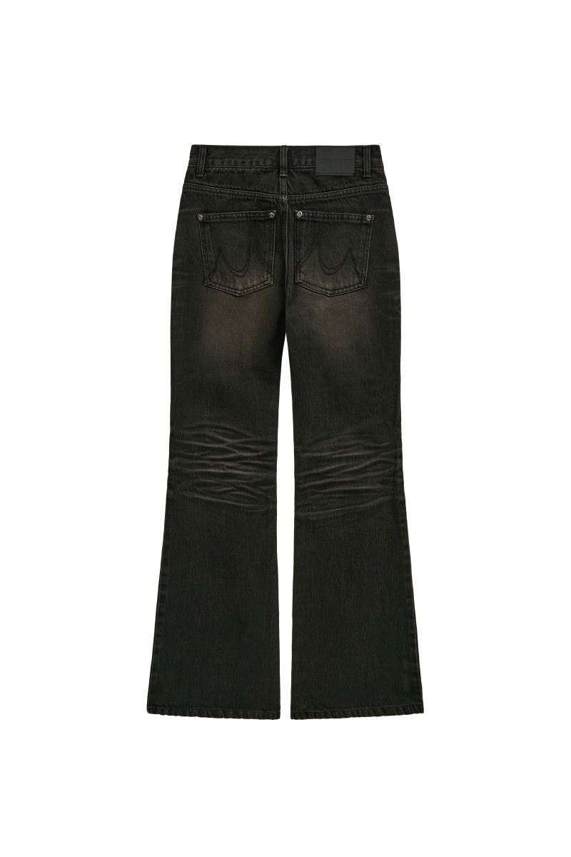 line boots cut (black)