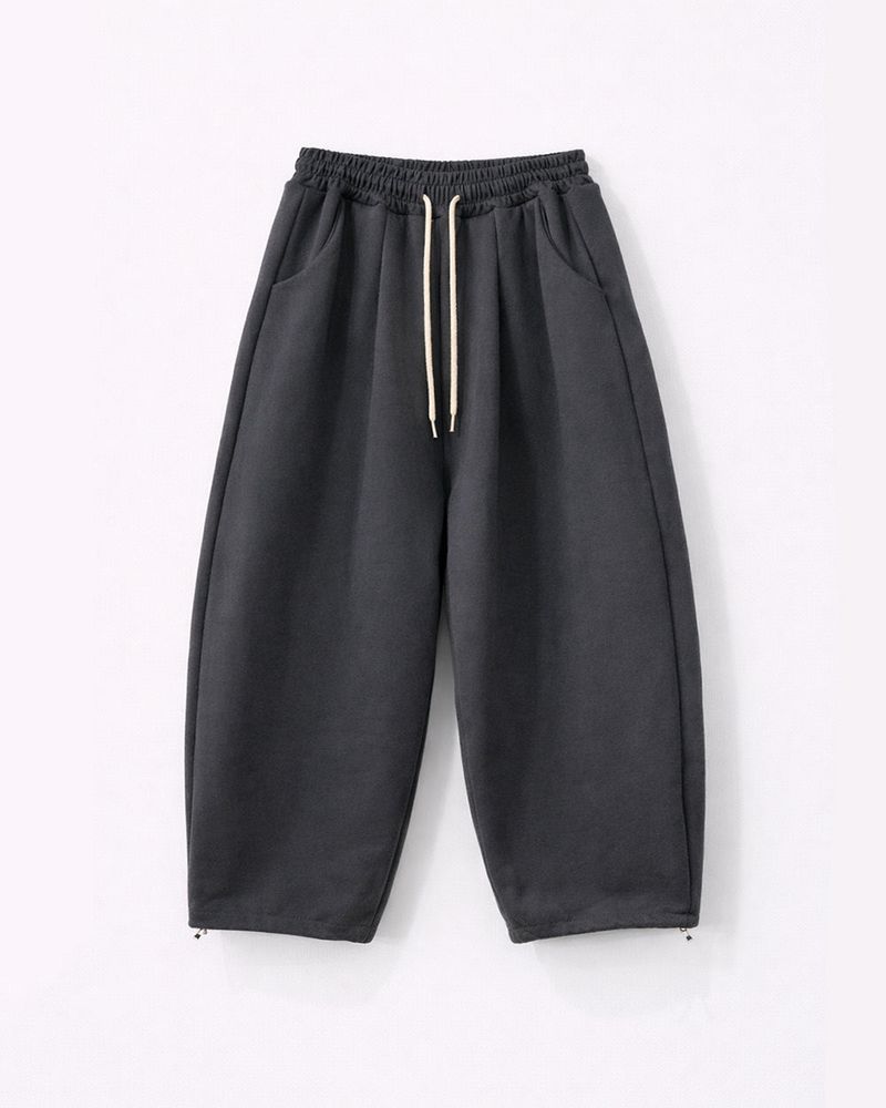 UA カモパッチワイドスウェットパンツ