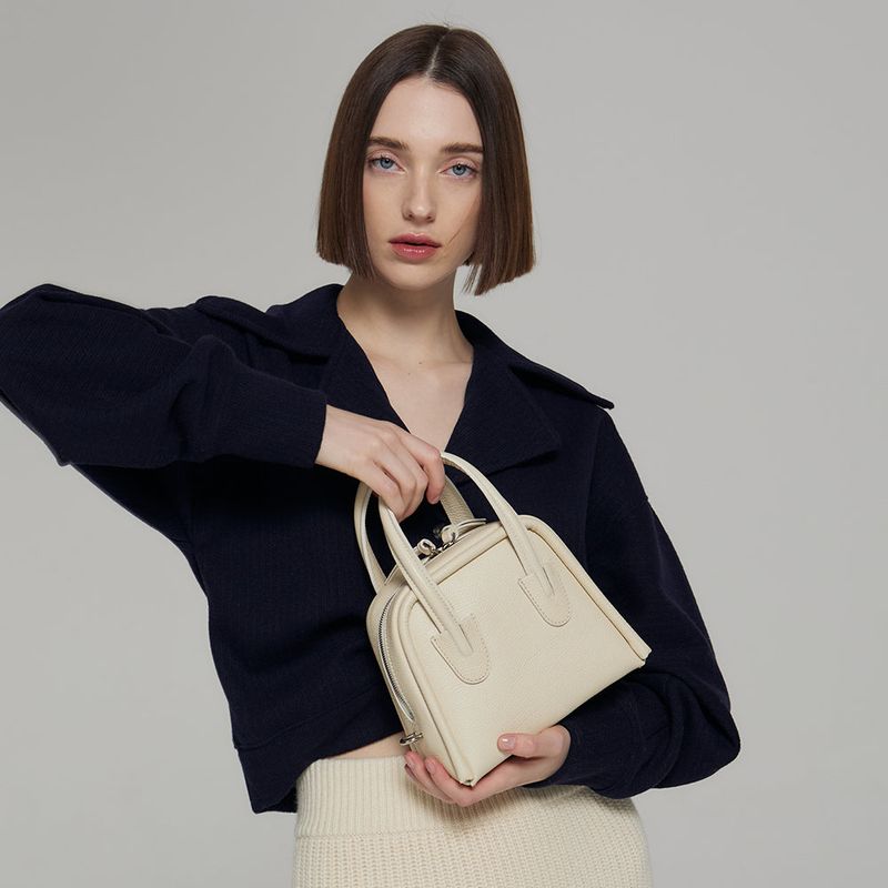 BORDER BAG SMALL IVORY