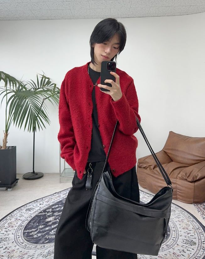 Raffi Brush Crop Cardigan