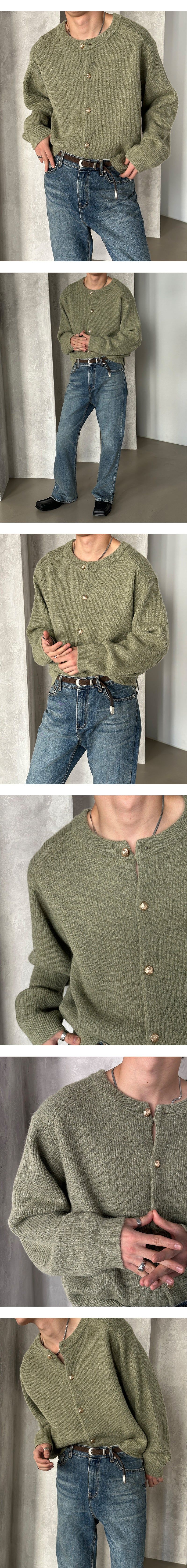  [F/W] Blen round neck cardigan(3color)