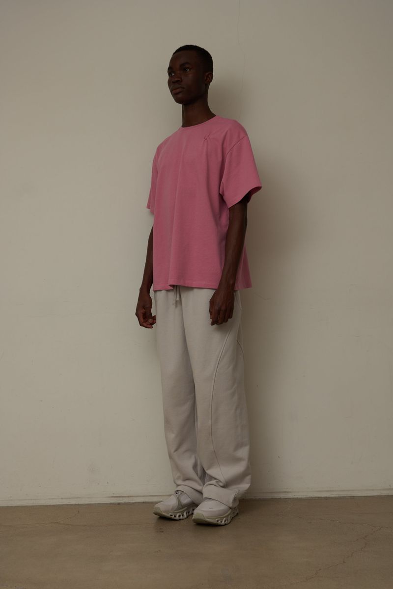 EEERRR letter graphic T-Shirt (Pink)