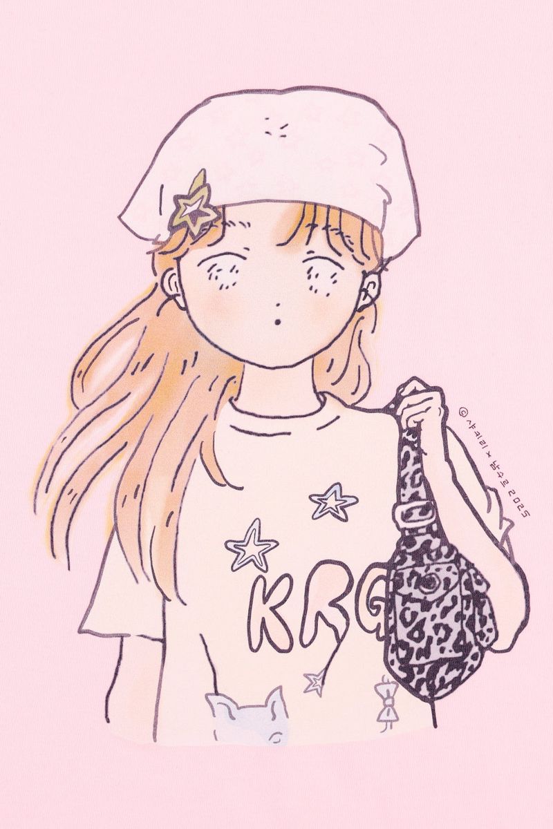 SHAKIRI X Namsuru 두건소녀 T-SHIRTS