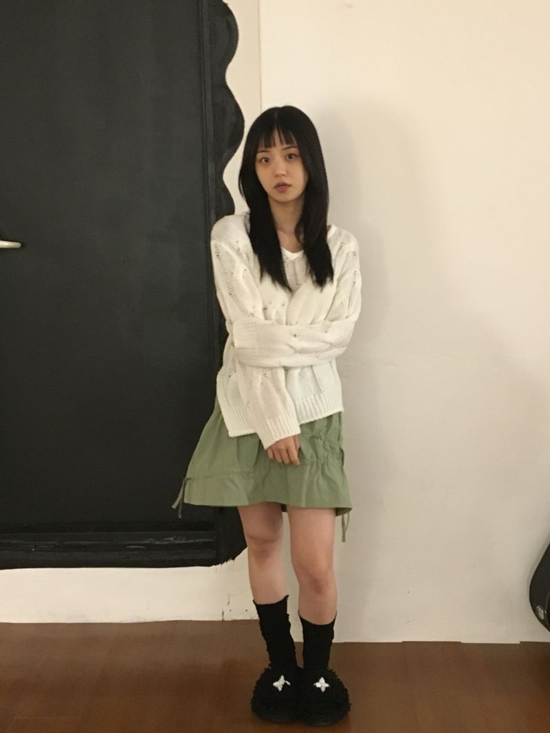 sorusoru（ソルソル）の「ソナシャーリングスカート (2color)（スカート）」