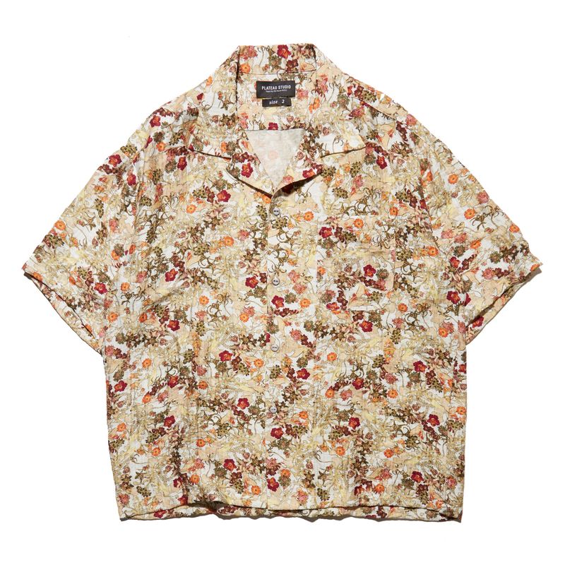 PLATEAU STUDIO（プラテウスタジオ）の「summer floral shirt（Tops）」