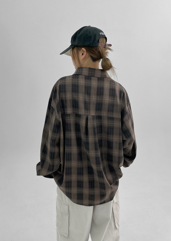 [MADE] Sloth Check Overfit Shirt