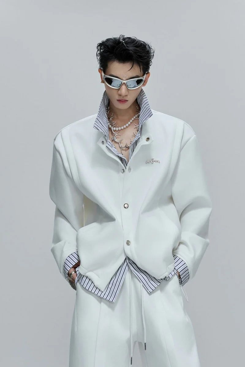 Argue Cultureの「Striped Layered Overshirt（Tops）」