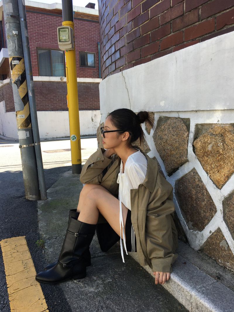 Double-lined long boots (2color)