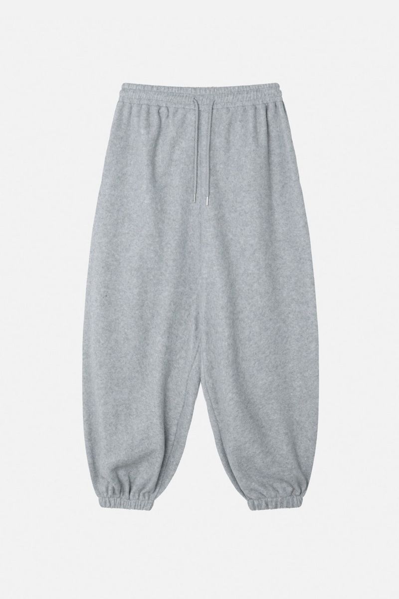 Fleece banding jogger pants