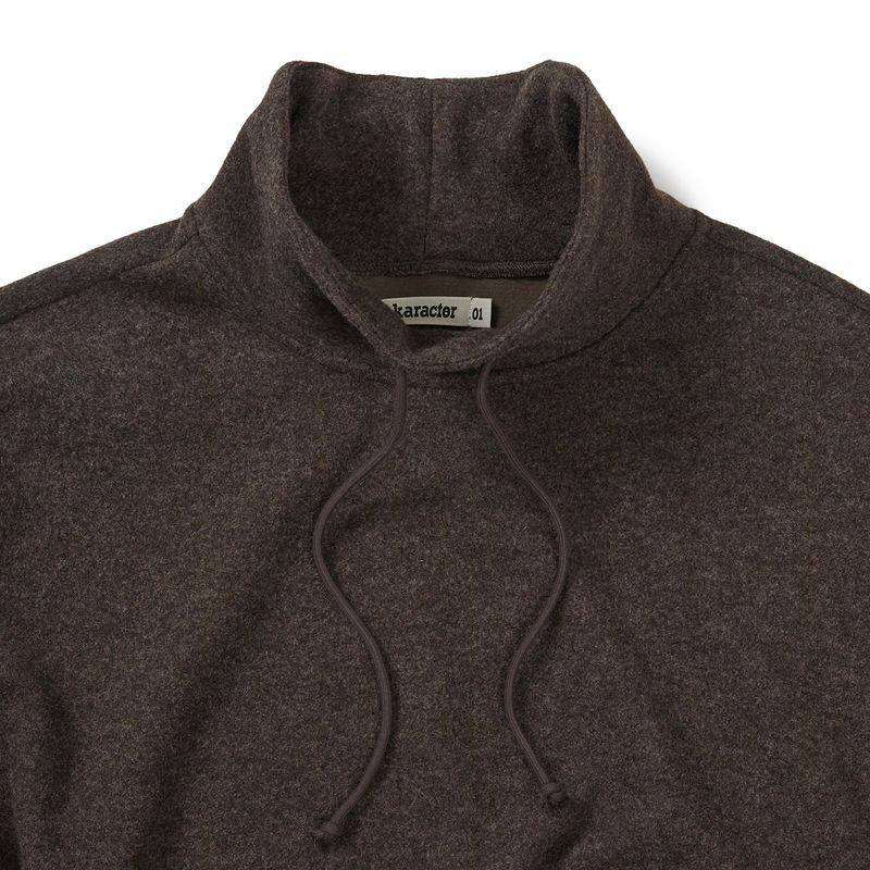 Bean wool pullover / Brown