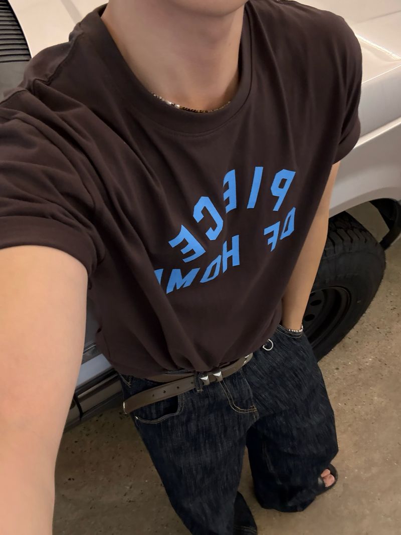 PIECE OF crop short sleeve t-shirt