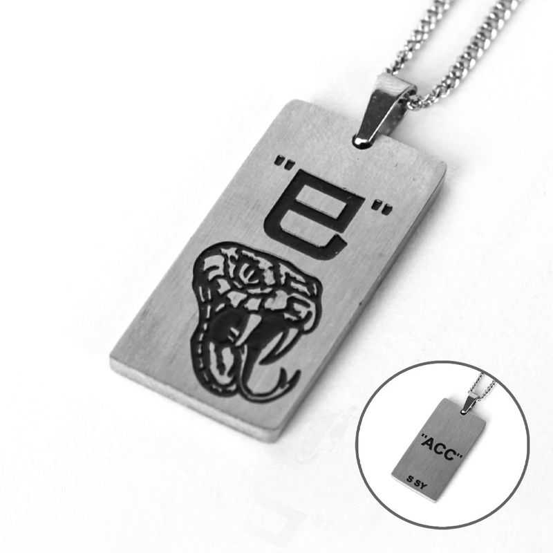 S SY(エスエスワイ)の「SQUARE SNAKE CHAIN NECKLESS (SURGICAL STEEL)(Accessories)」