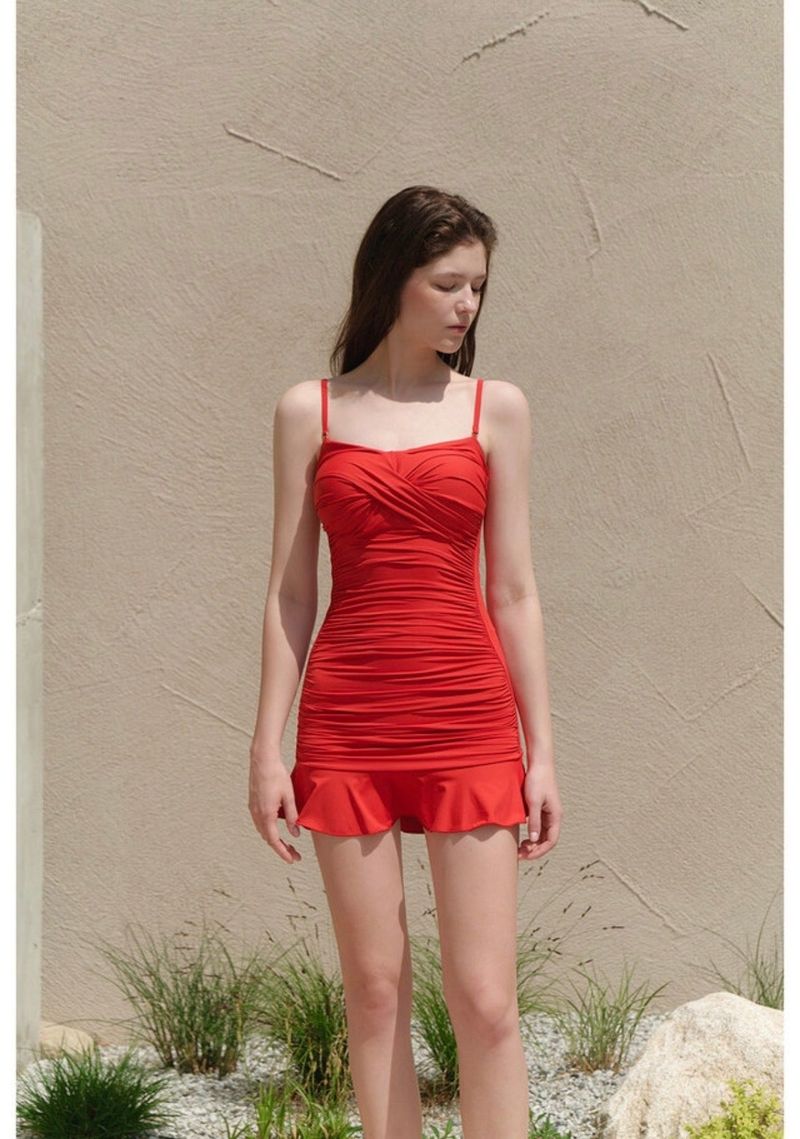 VALLO DE NERA(ベロディネラ)の「Ive Swimdress Red(Swimwear)」