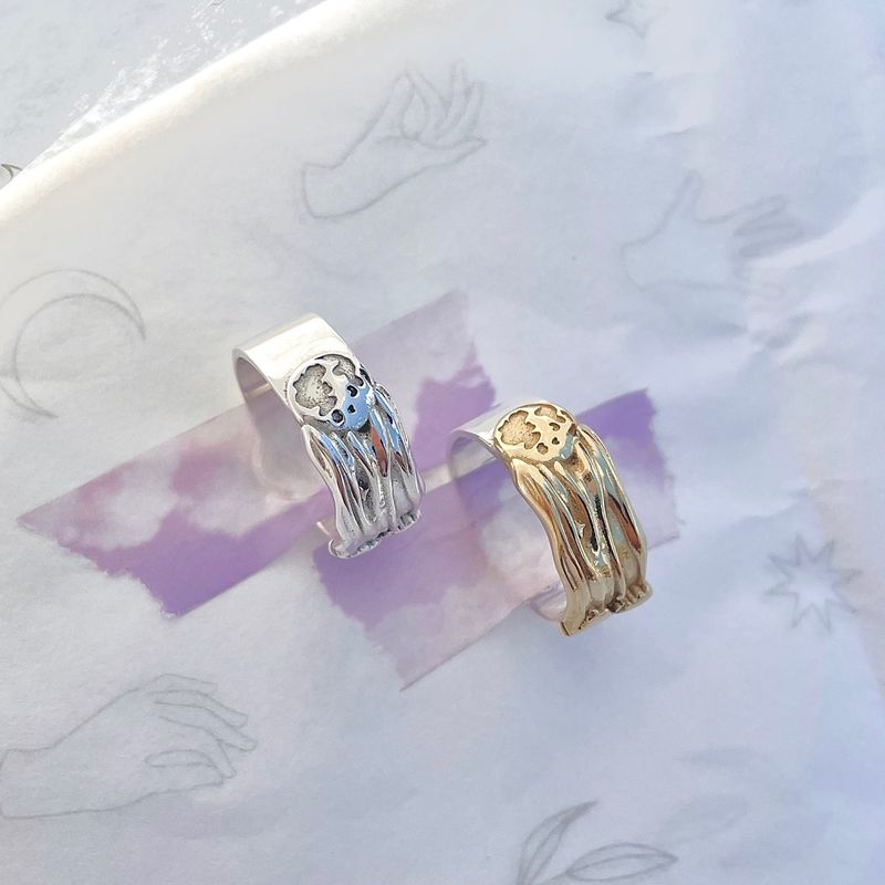 Moonlight waterfall Ring