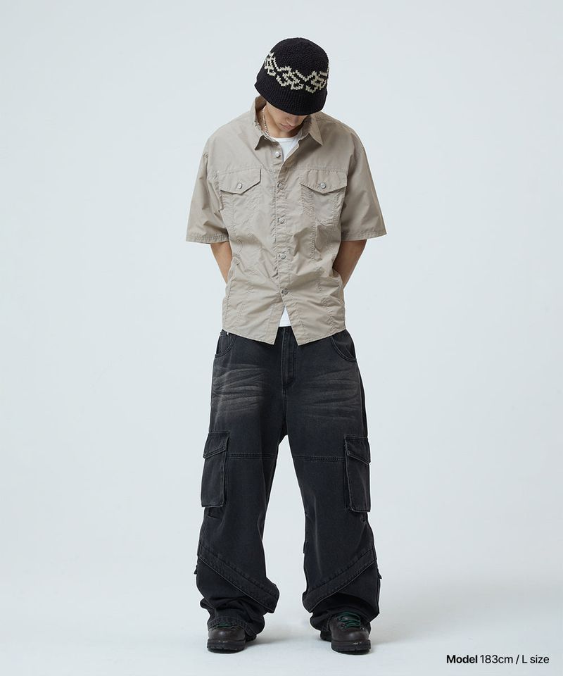 NYLON TRUCKER HALF SHIRT
