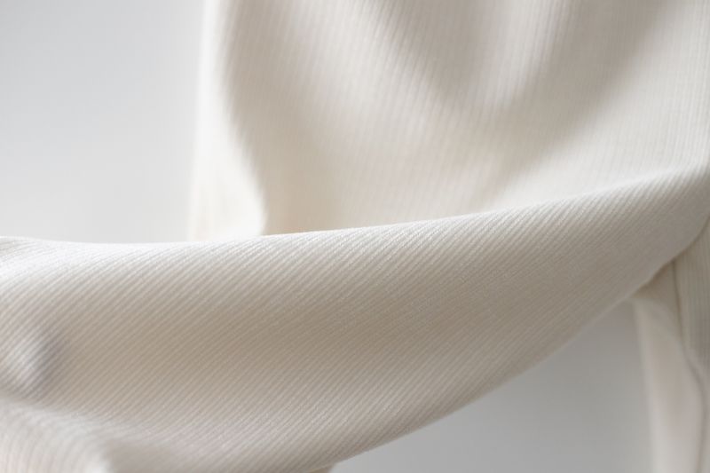 Corduroy boots cut pants (Ivory)