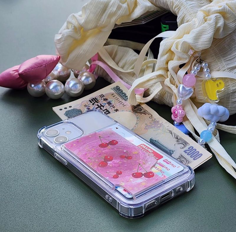 [Card Jell hard case] cherry cherry