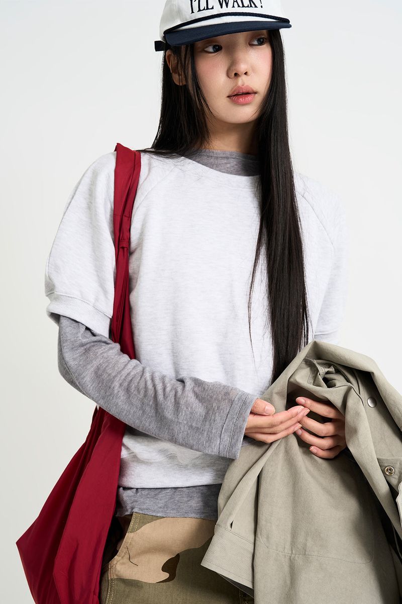 Wool tencel inner tee