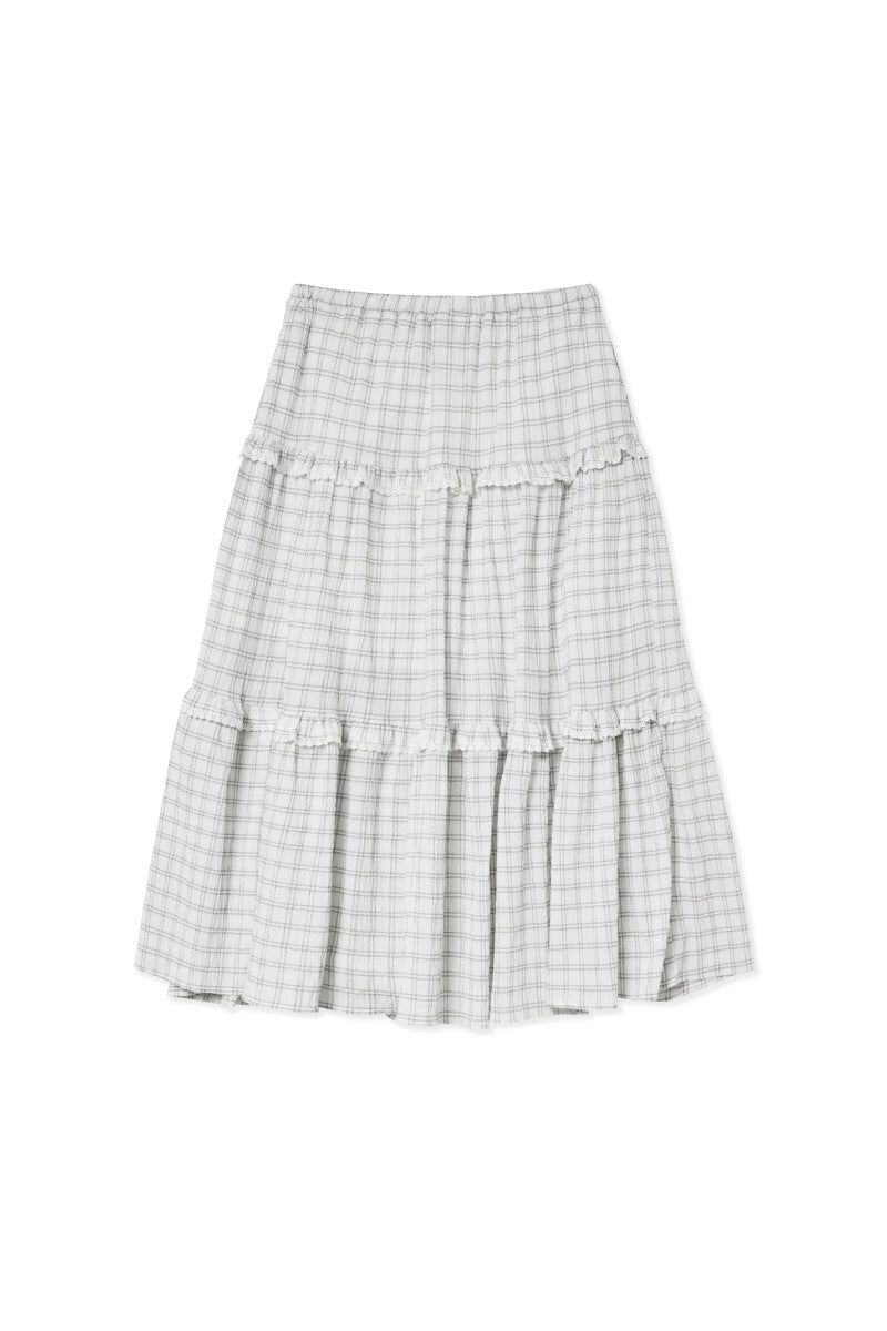 long cc skirt (white)