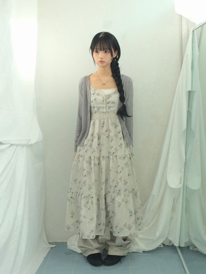 ner.ui.bin（ノエビン）の「 コットーリフラワーレースドレス（ワンピース/ドレス）」