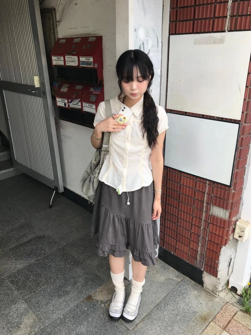 ao vintage frill shirts