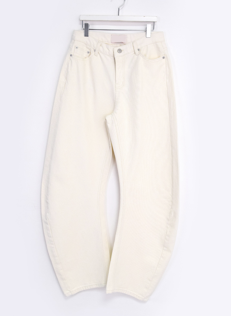 curve shape cotton pants(5color)