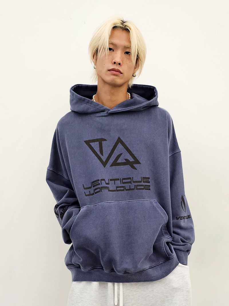 VENTIQUE Graphic Logo hoodie 2colors