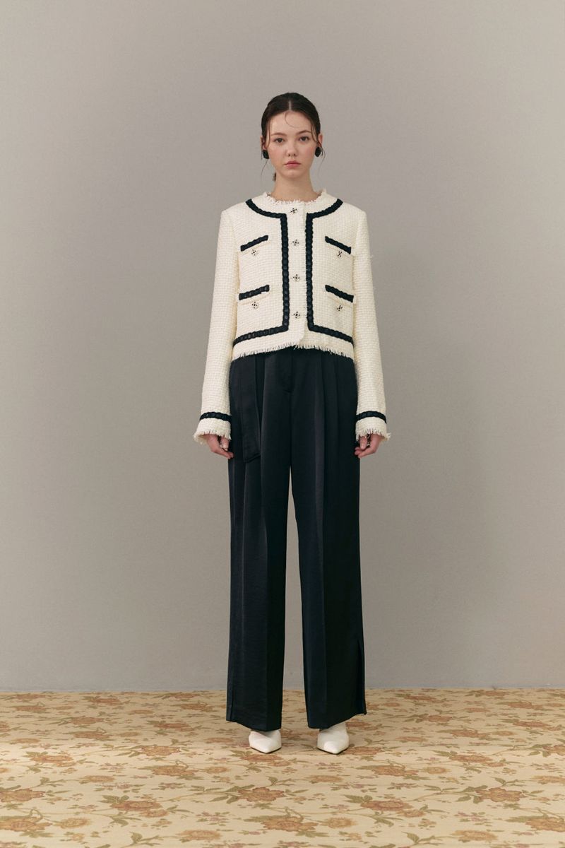 ROMANCHIC（ロマンシック）の「Trimmed jacket（Jackets/Outerwear）」