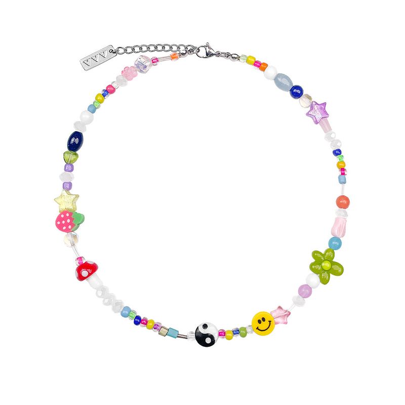 VVV（ブイブイブイ）の「Summer Mix Smile Beads Necklace（Accessories）」