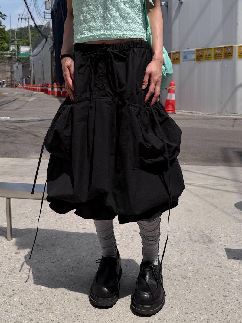 バルーンカーゴストリングスカート