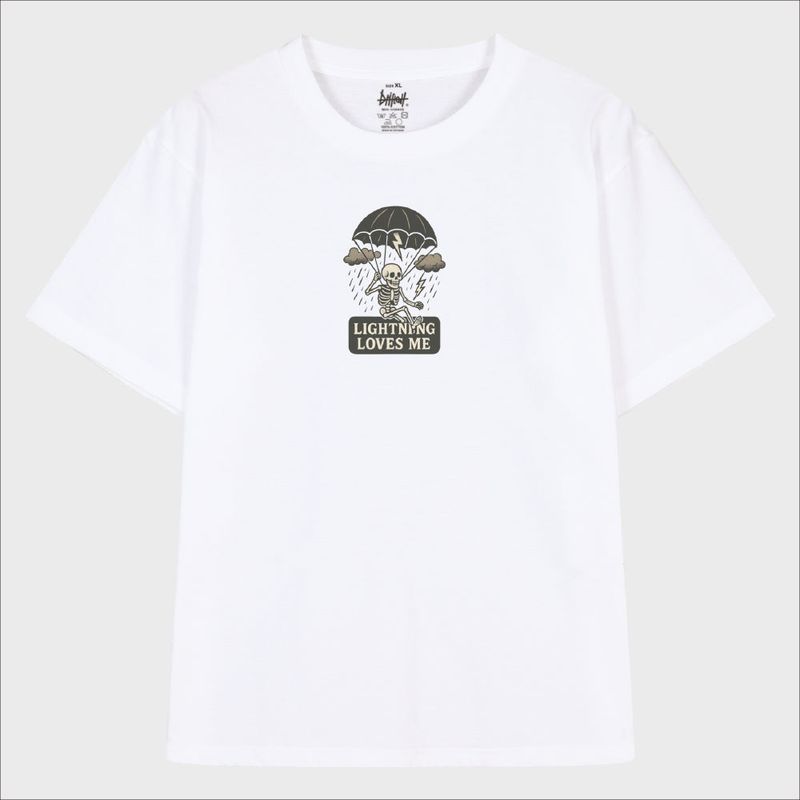 Wrong Way Skeleton Parade T-Shirt (3color)