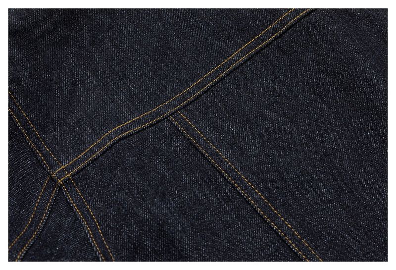 Raw Denim Fitted Work Jacket
