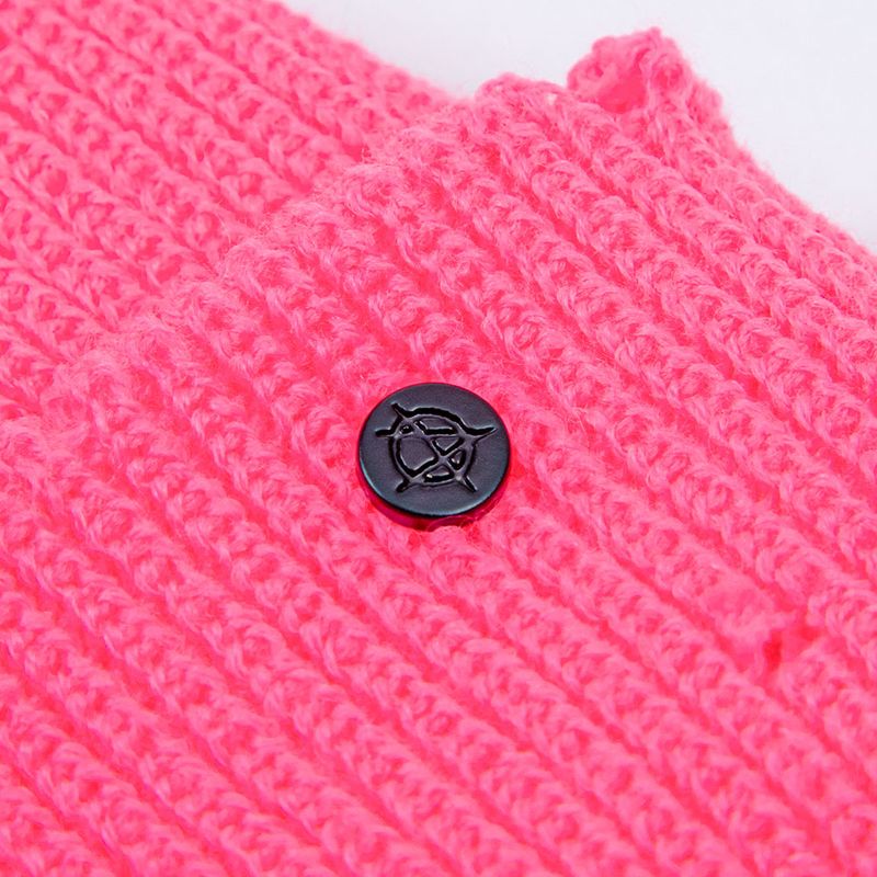 BBD Ripped Custom Short Beanie (Pink)
