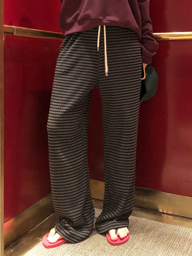 [MADE] Dayner Striped Elastic Waist Pants