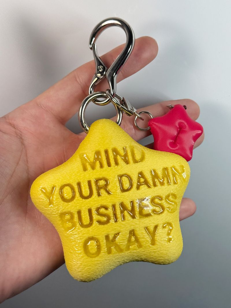 MIND UR BUSINESS MIRROR - YELLOW