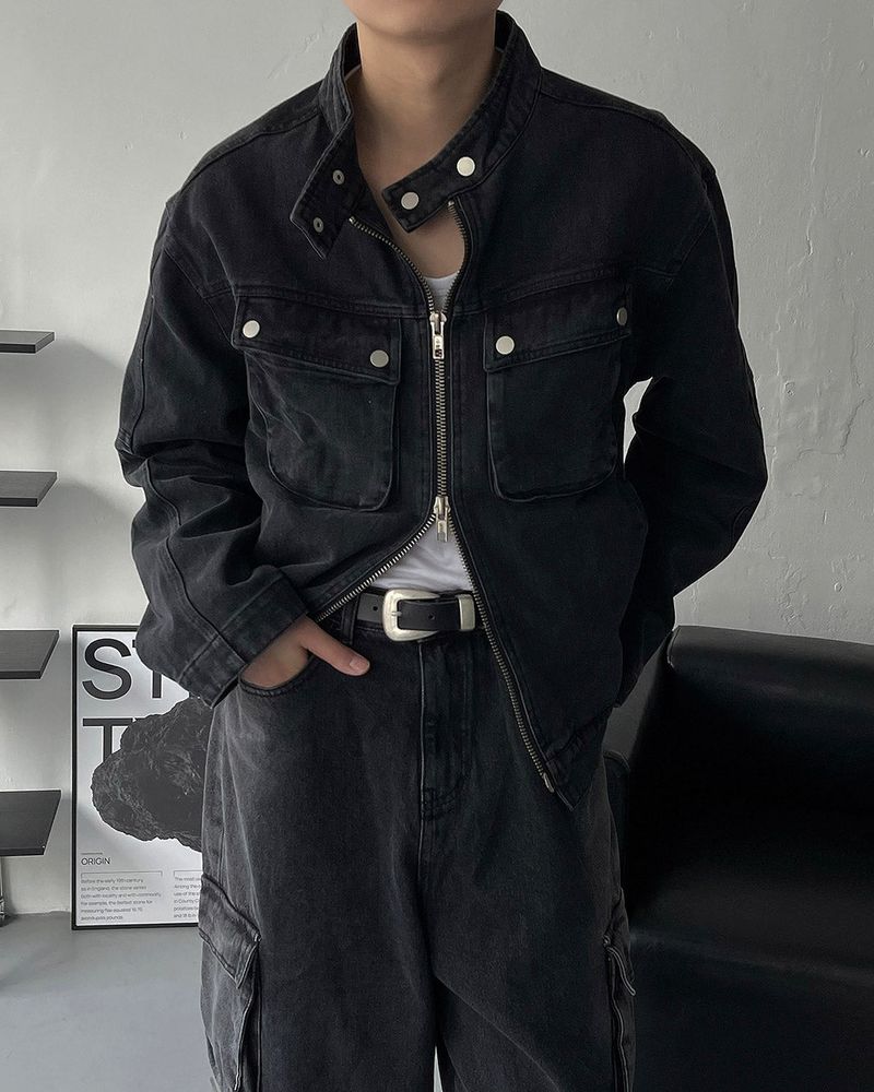 COZINESS（コジネス）の「OA Cargo Biker Denim Jacket（Jackets/Outerwear）」