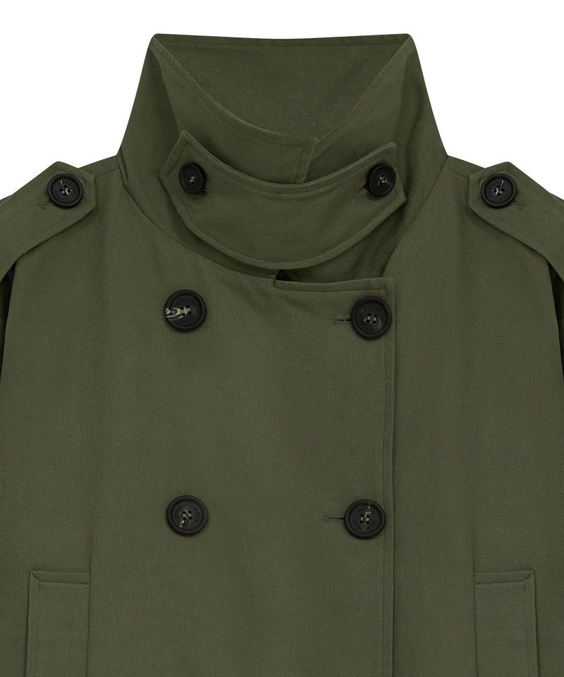 sh trench coat (khaki)