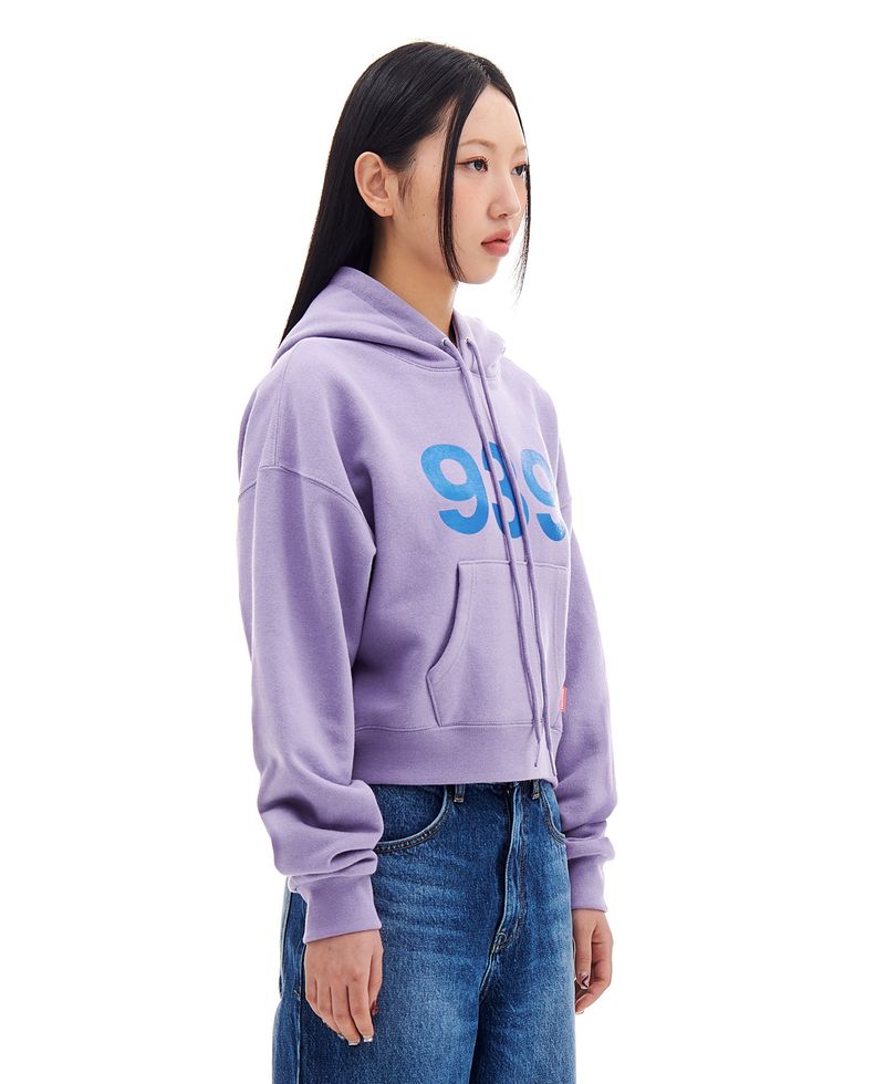 939 LOGO CROP HOOD (LAVENDER)