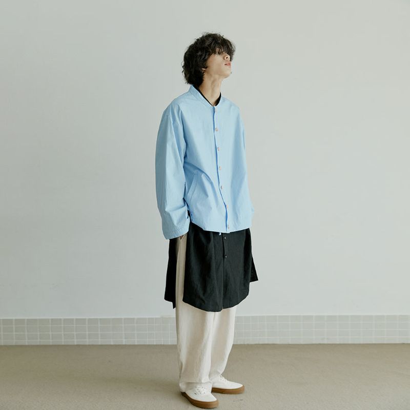 unisex stadium jacket sky blue