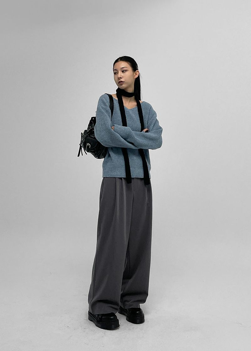 BLACKUP（ブラックアップ）の「【MADE】Baella ツータックスラックス（パンツ）」