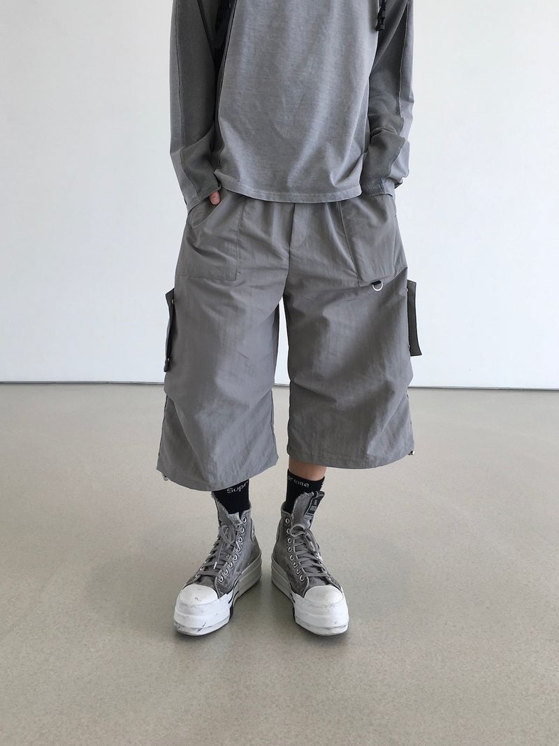 Pore Rivet 8-part Bermuda Pants 3C